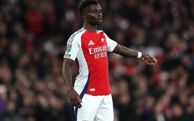 試練続いたアーセナルに朗報、長期離脱中のFWサカはCL準々決勝前に復帰か