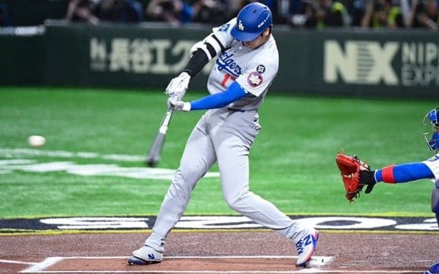 大谷翔平、2025年初打席は二ゴロ　東京ドーム大歓声…今永昇太に軍配上がる