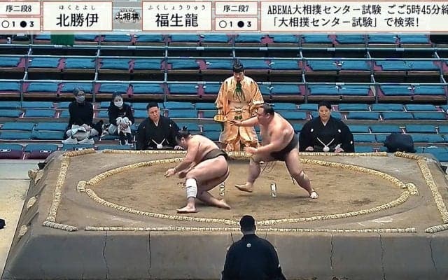 「ヤバいの入った」屈強な力士を“一撃”KO 「意識飛んだ？」「崩れ落ちた」衝撃シーンにファン騒然