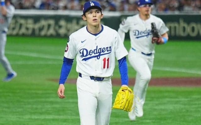 佐々木朗希、デビュー戦は3回1失点で降板　3連続四球で押し出し…160キロ連発も課題露呈