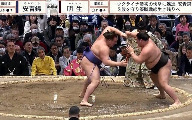 「ヤバいなおい」「ほんまもんや」“イケメン”と話題の新入幕力士、優勝戦線に踏みとどまる激勝 ファン大興奮