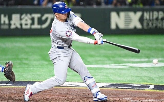 東京Dでまさかのキャッチ　元盗塁王が鈴木誠也の打球ゲット…ご満悦の報告「守備はいける」