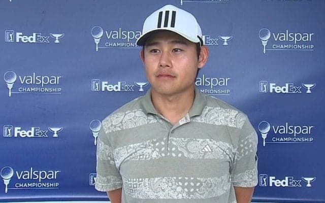 大西魁斗は暫定23位　長尺パターに変え「ミドルからロングパットが結構入った」