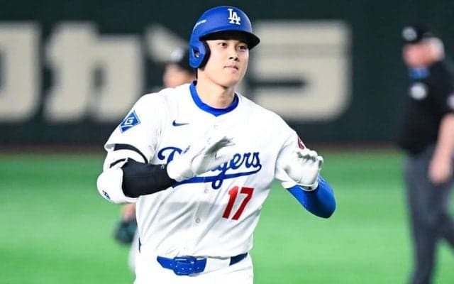 「うそ、おもろ」大谷スポンサーがまさかの“考案”　HR直後の対応が反響「倒れない様に」