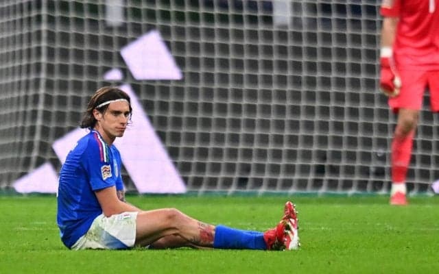 左ヒザ負傷でピッチを後にしたカラフィオーリがイタリア代表を離脱…ドイツ代表戦でプレー不可能に、アーセナルにとっても痛手か