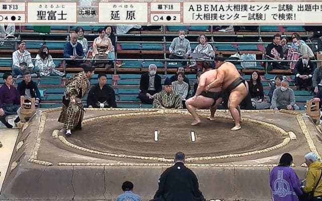 幕下力士が日本相撲協会公認の“特殊技”を発動 発生割合0.02%の“珍手”に「背中で押してたw」「何だ今の」ファン困惑