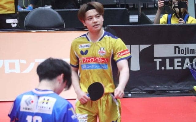 宇田幸矢、大一番で輝き放ったサウスポーが語る勝因「崩れないこと」　T.T彩たまの初優勝へ「チームの集大成」【Tリーグ】