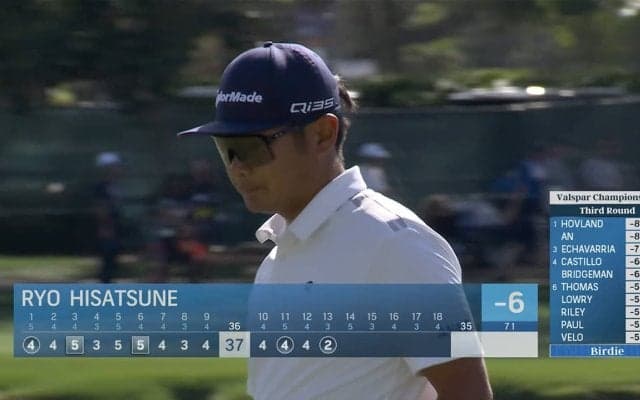 【動画】ツアー初優勝へ久常涼が首位と2打差で最終日へ　サム・ライダーが”スラムダンク”ホールインワン【バルスパーチャンピオンシップ3日目】
