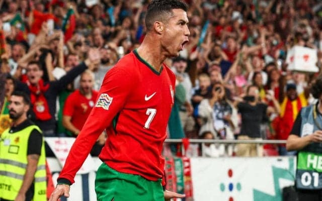 寛大なC・ロナウド、ホイルンドの模倣ゴールパフォに｢問題ない。名誉なこと｣