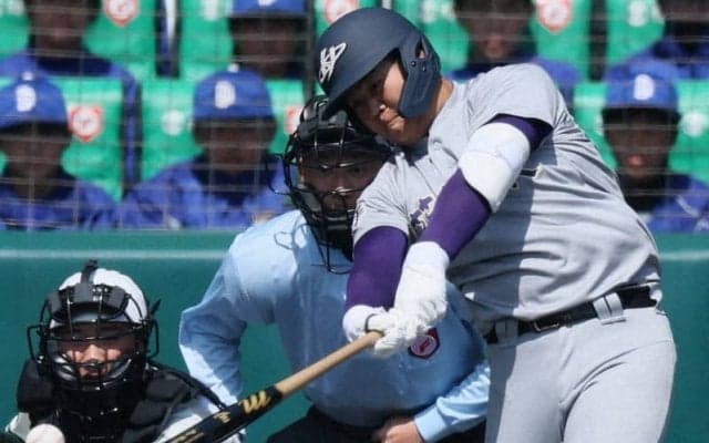 巨人・古城コーチの息子が花巻東で先発出場　打席で活躍　センバツ