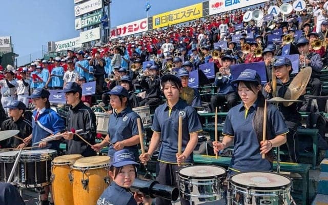“ぶっつけ本番”も甲子園に響かせた音色　被災地に届ける想い「演奏も1つのエール」