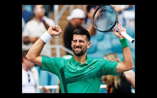 ジョコ 単独最多の新記録樹立「光栄」