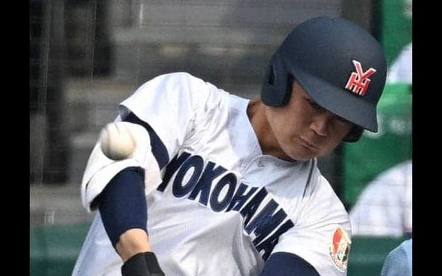 横浜・阿部葉太が大会第3号　最少の前回大会に本塁打数並ぶ　センバツ