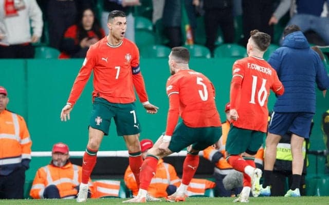 PK失敗も代表通算136ゴール目を決めたC・ロナウドがXを更新、｢ポルトガル、何て夜だ！｣