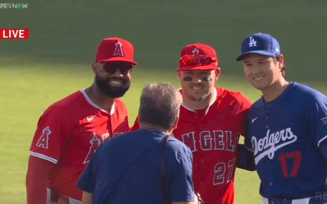 「スリムになった？」大谷翔平の盟友トラウトが腕を振って渾身の爆走！全力プレーにファンも大興奮「全力のトラウトかっけーよ」