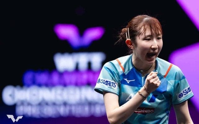 早田ひなが“12週連続”5位、張本美和が6位、大藤沙月が8位　トップ20は変動なし｜卓球女子世界ランキング（2025年第13週）