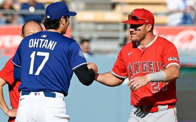 トラウト、大谷翔平に「元気にしているか」　“再会”に笑顔…「日本でのプレーはどうだった」