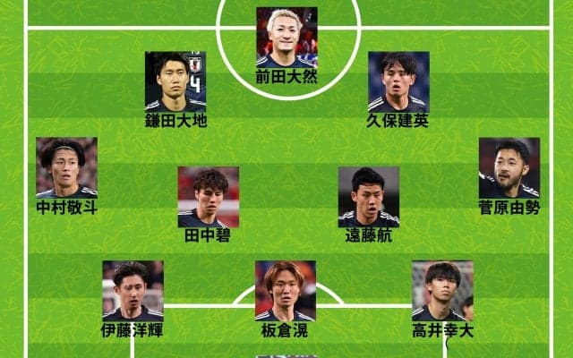 日本代表、サウジ戦のスタメン発表！ 久保建英と鎌田大地が先発初コンビ、高井幸大や菅原由勢などバーレーン戦から６人を変更