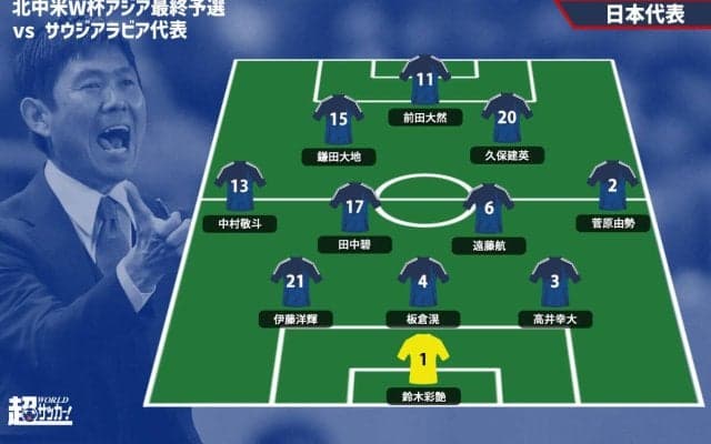 日本代表スタメン発表！ 前田大然や高井幸大が先発、W杯出場決定のバーレーン戦から6名変更【2026W杯アジア最終予選】