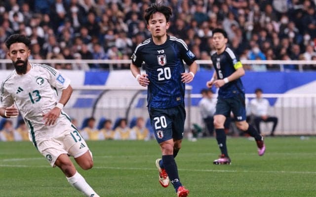 「少しもったいなかった」POTMの久保建英はゴールレスドローに悔しさ、最終予選初の連続先発には手応え「1つ僕が成長した部分かな」