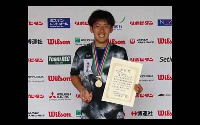 富澤直人 選抜男子V「目標だった」