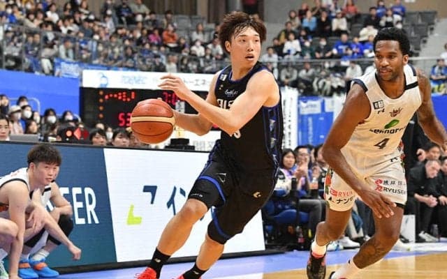 B1三河の西田優大が脳震とうで戦線離脱…23日・琉球戦で頭を強打し負傷交代