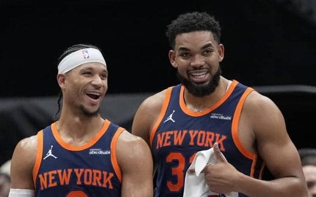 球団創設79季目で初…ニックスのタウンズとハートが同一試合でトリプルダブル達成