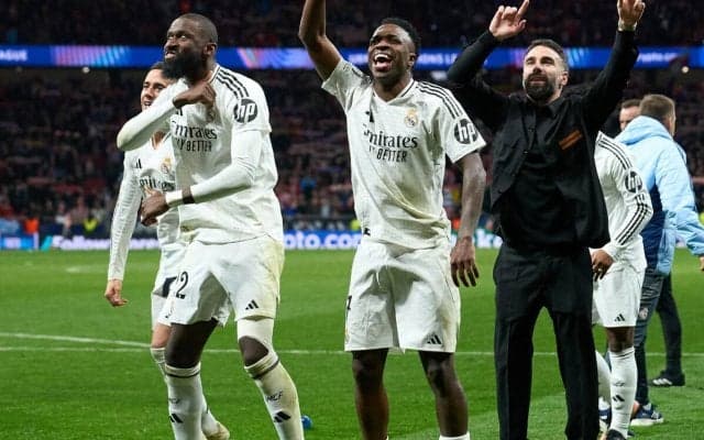 UEFAがリュディガーやムバッペらマドリーの主力4選手を調査、アトレティコ戦後のセレブレーションが処分の対象になる可能性