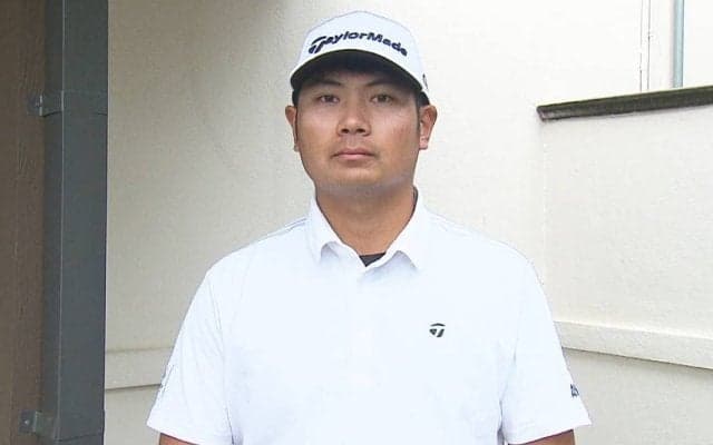 久常涼は暫定13位　雨でタフなラウンドも「良い形で終われたと思う」