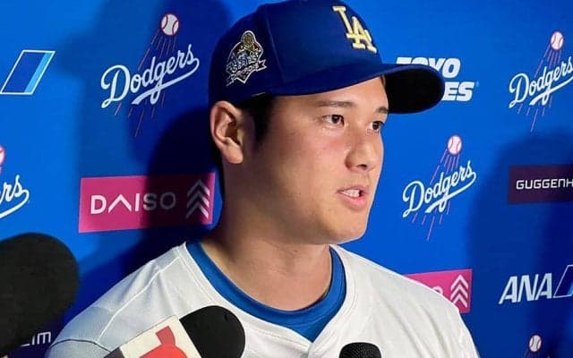 豪快2号の大谷翔平「まだ時差ボケ残っている」　本拠地開幕戦は「東京Sよりは自然に」…一問一答