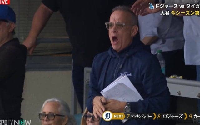 大谷翔平の豪快ホームランにハリウッドスターたちも“お口あんぐり”…カメラが捉えた熱狂のスタジアムの様子「スターたちを童心に帰らせる存在」