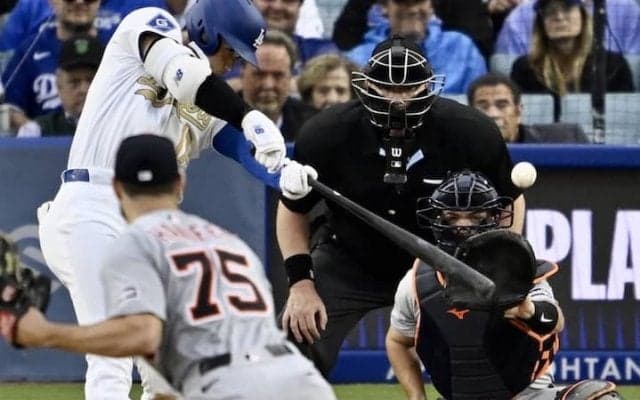 「右打者の引っ張った当たりだった」同僚エドマンが証言　大谷翔平の“異次元な逆打ち”に米戦慄「MVP予想は無意味」