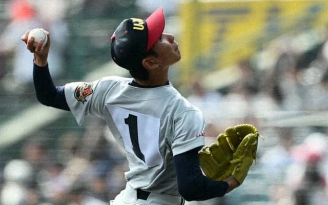 浦和実・エース石戸　先頭打者出塁で「焦りがあった」　センバツ