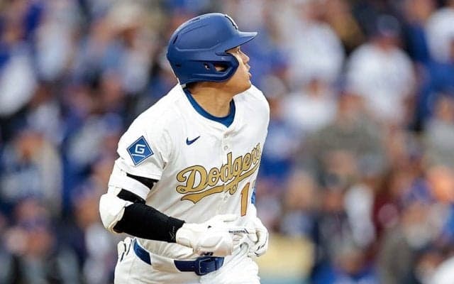 大谷スポンサーの珍企画が話題　HR直後の反応にX興味津々「一体どこまで積み上がるか」