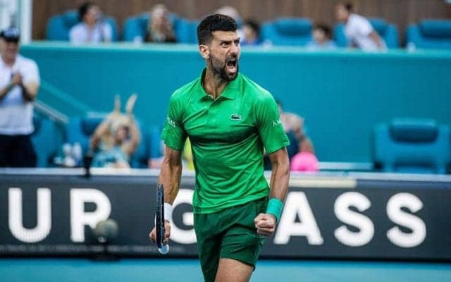 ジョコビッチにまた新たな記録。フェデラーを抜く史上最年長でのマスターズ4強[マイアミ・オープン]