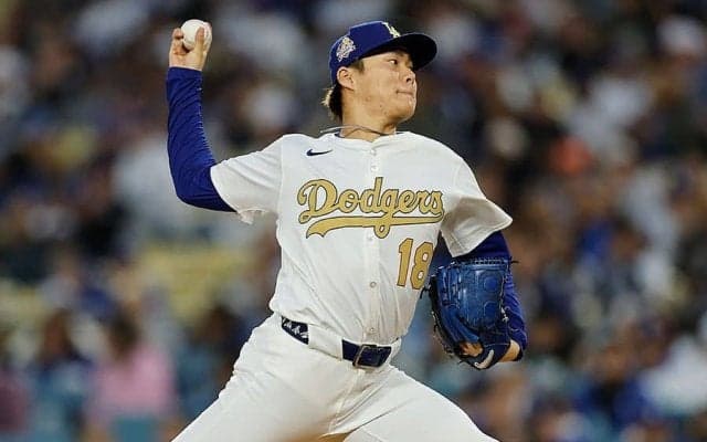 山本由伸、渡米後最多10Kも2勝目ならず　奪三振ショーに本拠地大歓声も…5回2失点で降板