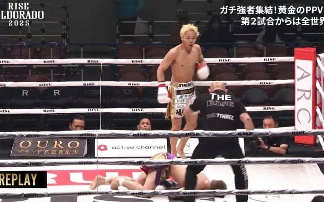 「ガチで強い」“那須川天心の再来”と話題の16歳新星が1ラウンド衝撃KO 「とんでもない選手が来た！」実況も興奮