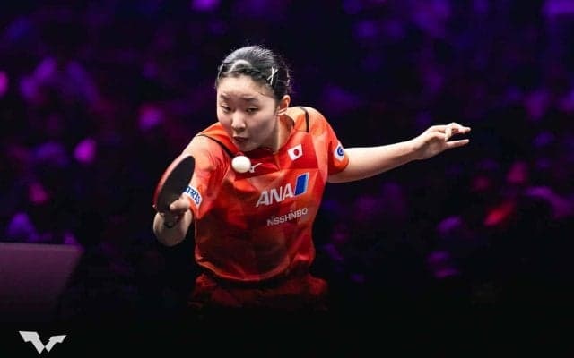 張本美和、世界10位の韓国エースに完勝で2冠に王手　申裕斌をストレート撃破で木原美悠とのダブルスに続くタイトル視界【WTTスターコンテンダーチェンナイ】