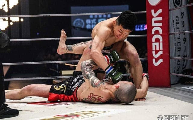 【RIZIN.50】24歳・木村柊也、わずか54秒で“5試合連続1R決着”TKO勝ち　轟音右フック→パウンドに会場どよめき