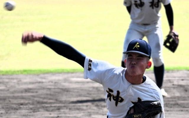 神村学園がプロ注目右腕など3投手の無安打リレーでコールド勝ち！【鹿児島】