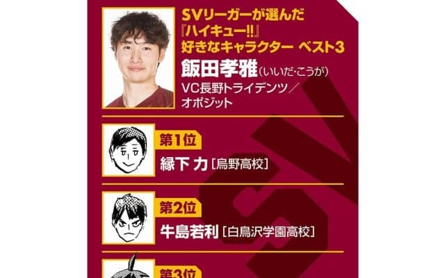 【ハイキュー‼×SVリーグ】VC長野の飯田孝雅は烏野の縁下力のように「逃げない」　大きな壁に立ち向かう