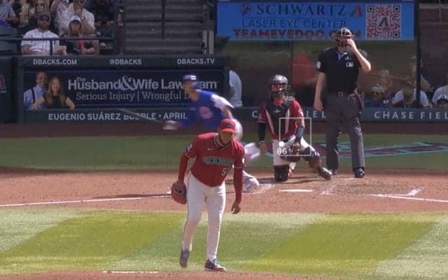 どこまで飛ぶ…！？カブス・鈴木誠也、豪快弾に“投手ショック”「落ちてこない」 滞空時間の長いアーチ→被弾リアクションが話題に