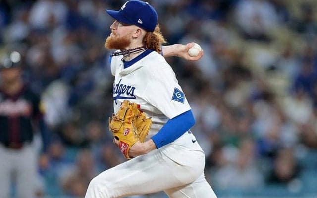 ド軍右腕の妻が「美人すぎてびびった」　中継に映り話題…特製キャップも「愛を感じる」