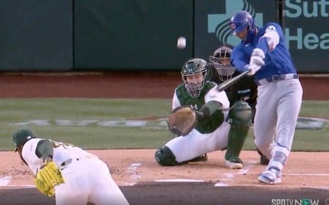 どこまで飛ばす…！？ カブス鈴木誠也、“弾丸バックスクリーン直撃弾”「エグい」 完璧すぎる特大アーチに球場騒然「マンガかなw」「和製トラウトやん」