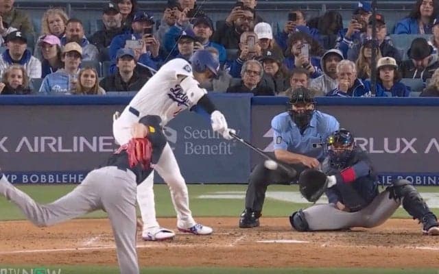 もうワケわからん…！大谷翔平、技あり“変態打”「あそこ打つか？」 “天才的テクニック”で最強左腕を完全攻略「巧い」「神すぎる」