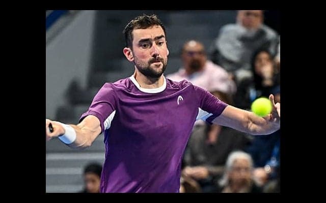 前週Vも…チリッチ完敗で初戦敗退