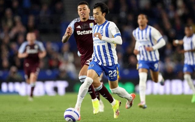 「ブライトンの最高の選手だったが…」アストン・ビラに完敗も三笘薫はまずまずの評価を受ける「相手を翻弄した」