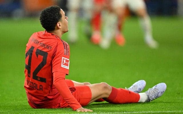 ケガ人続出のバイエルンに新たな負傷者、ハムストリングを痛めたムシアラがCLインテル戦欠場へ