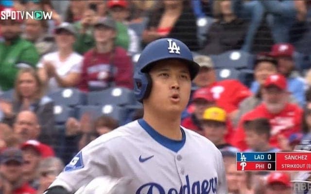 ドジャース、逆転負けで今季2敗目 投手陣が大乱調…大谷翔平は2試合連続無安打も連続出塁は継続