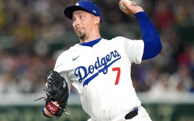 ド軍投手陣に早くも激震！CY賞左腕が離脱…昨年も故障者リスト入りし「104イニングしか投げられなかった」